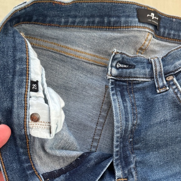 7 for all Mankind Distressed Women Jeans - cropped Alexa - Picture 5 of 12